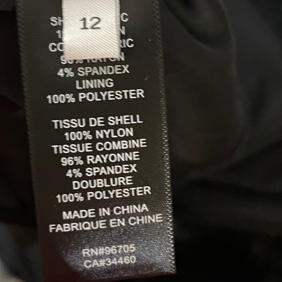 COPY - NWOT Rebecca Taylor Black Sleeveless Smocked Ruched tulle dress - Picture 8 of 13